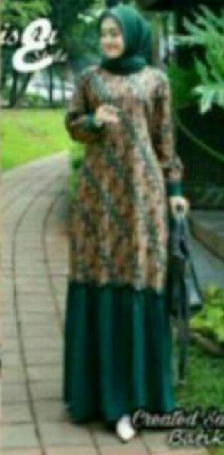 Gamis Batik Syari Meisya Style