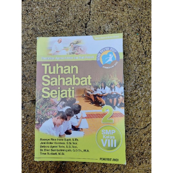 Tuhan Sahabat Sejati 2 Pendidikan Agama Kristen Kelas VIII, Edisi Revisi 2017