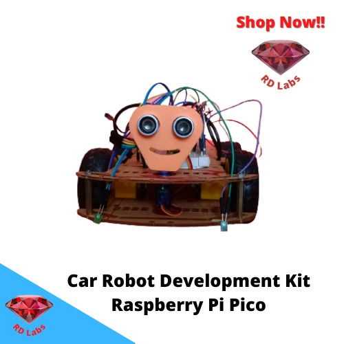 Car Robot Development Kit Raspberry Pi Pico
