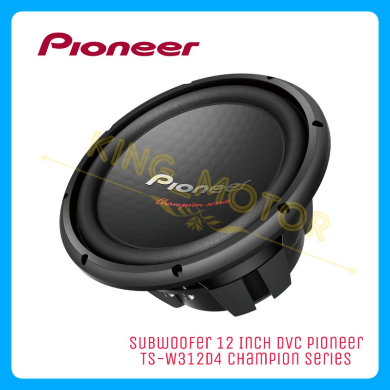 Subwoofer 12 Inch Double Coil Pioneer TS-W312D4 Champion Series