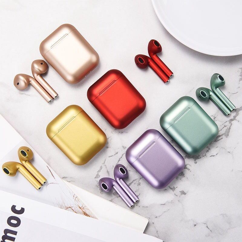 Earphone I12 TWS Wireless I12 Macaron Earphone Bluetooth 5.0