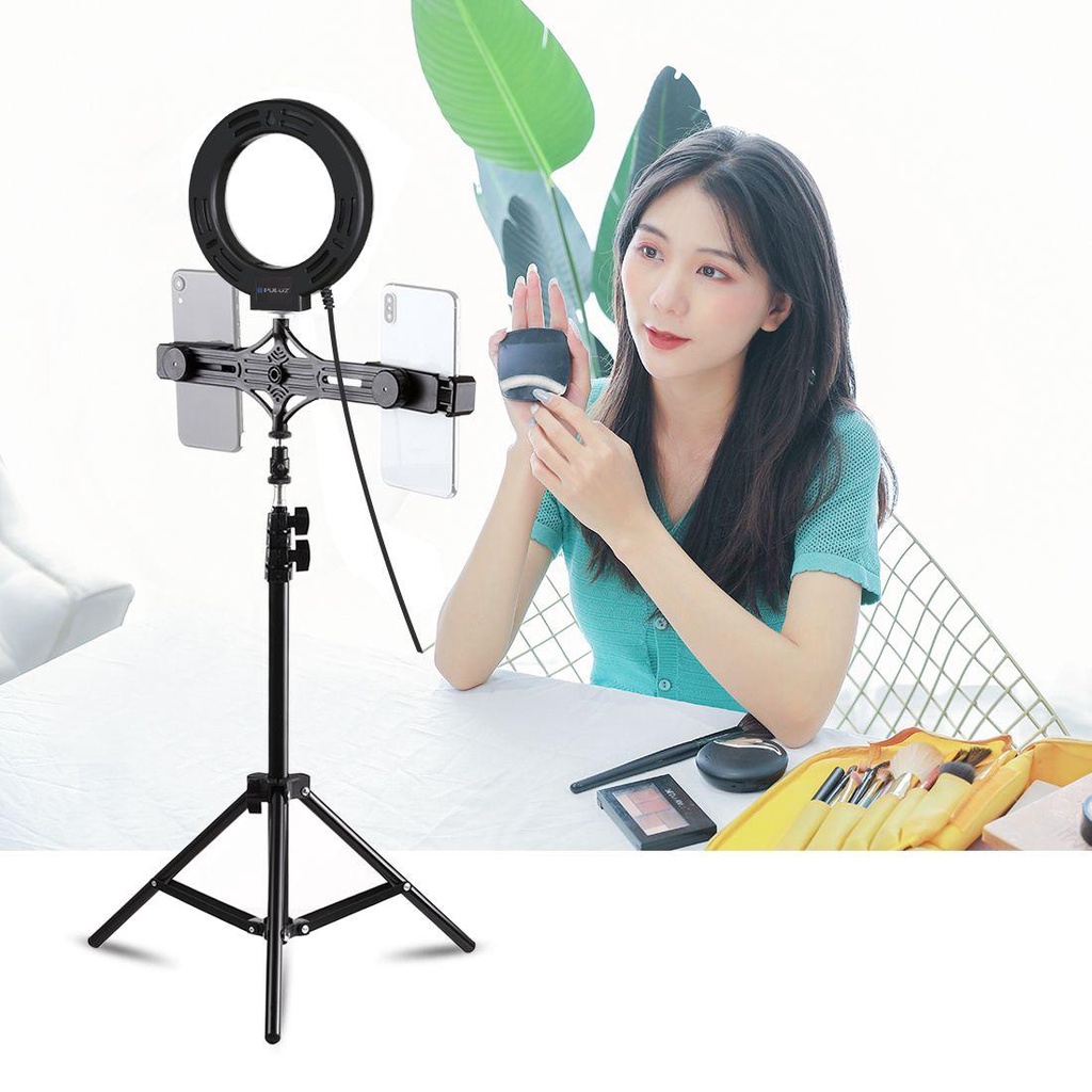 Preva Tripod Mount Desktop Vlogging Kit Siaran Langsung Dudukan Handphone