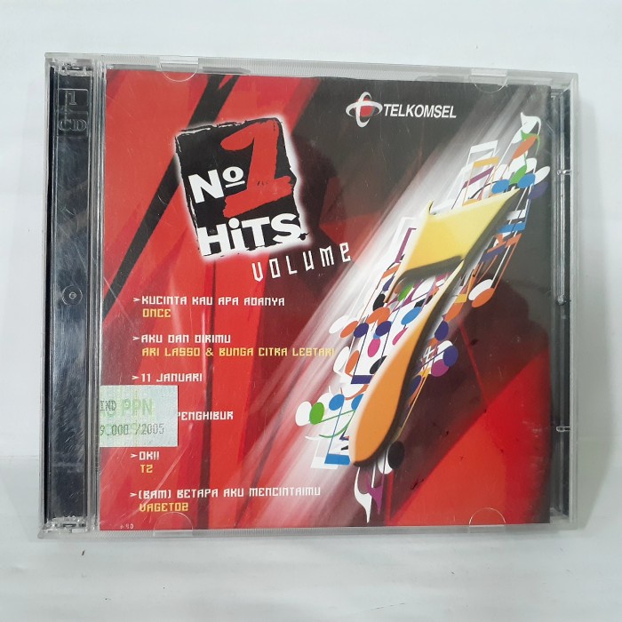 CD ORIGINAL No. 1 Hits Volume 7 Once Ari Lasso Gigi Padi Kangen Band