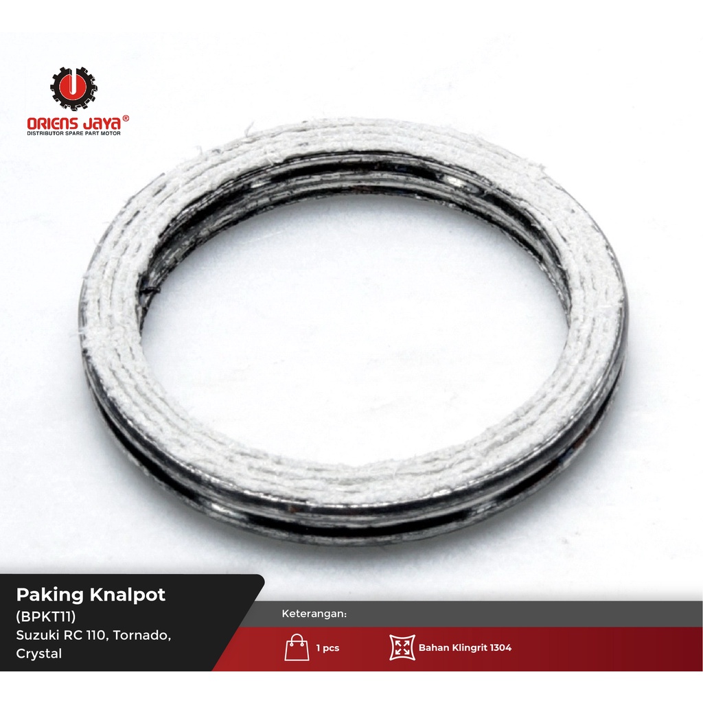 Paking Knalpot Suzuki RC 110 / TORNADO / CRYSTAL  (BPKT11)