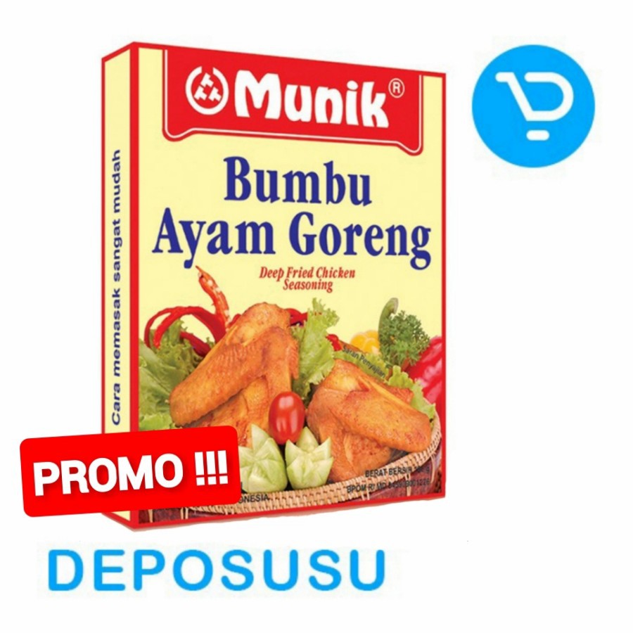 

MUNIK Bumbu Ayam Goreng 180g | Deep Fried Chicken Seasoning (SKU-2)