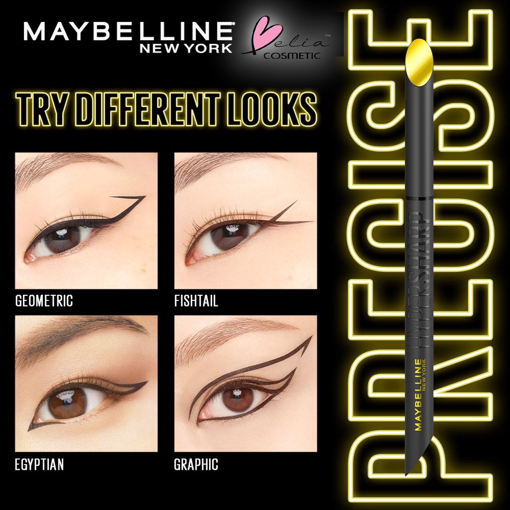 ❤ BELIA ❤ Maybelline Hypersharp Extreme Liquid Eyeliner - Eye MakeUp - Waterproof Eyeliner | BPOM