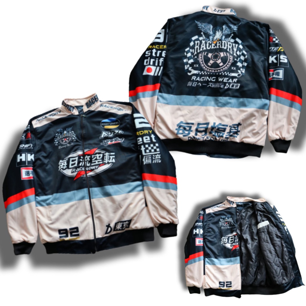 jaket sunmori team touring pria wanita/racerdry japan series/jaket turing pria/jaket bomber racing/jaket nascar racing