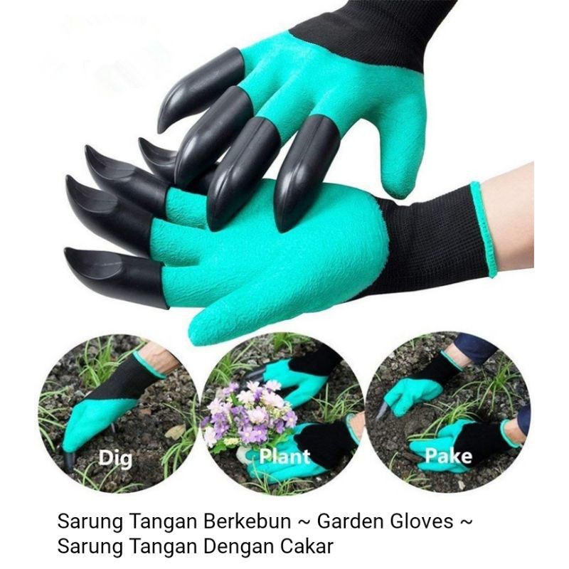 Sepasang Sarung Tangan Berkebun Bertani multifungsi