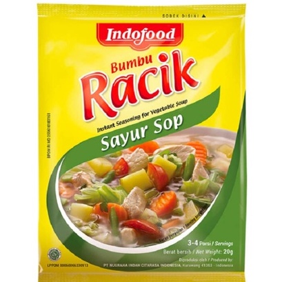 

RACIK BUMBU SAYUR SOP 20G