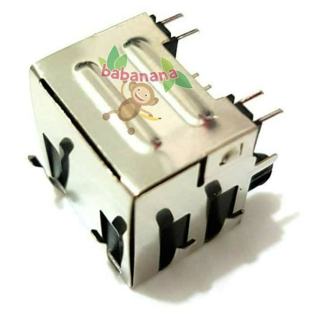 Konektor RJ45 Female 8P8C PCB 8 Pin LAN with LED socket connector