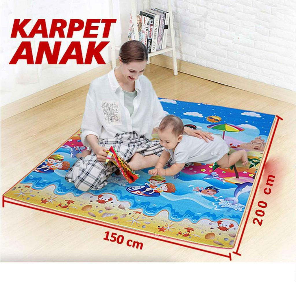 Karpet Karakter Anak / Matras Gulung Karakter / Tikar Lantai / Karpet Lantai Motif