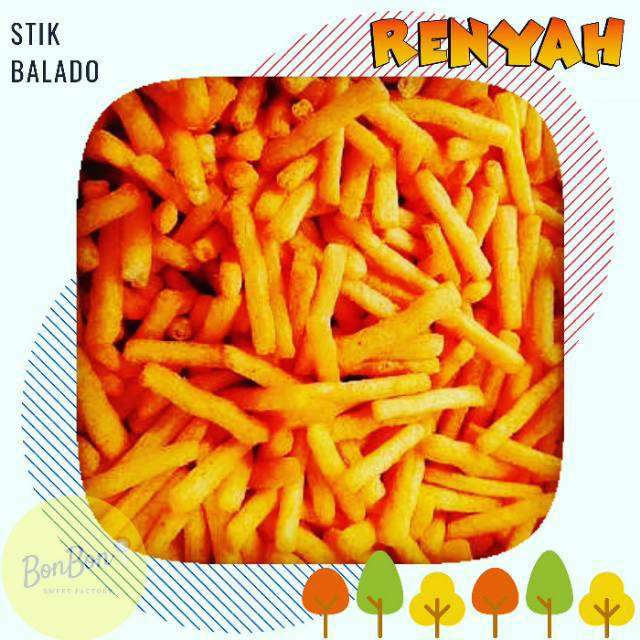 

Snack Stick Balado Pedes / Stik Pedas Tes 250 Gram