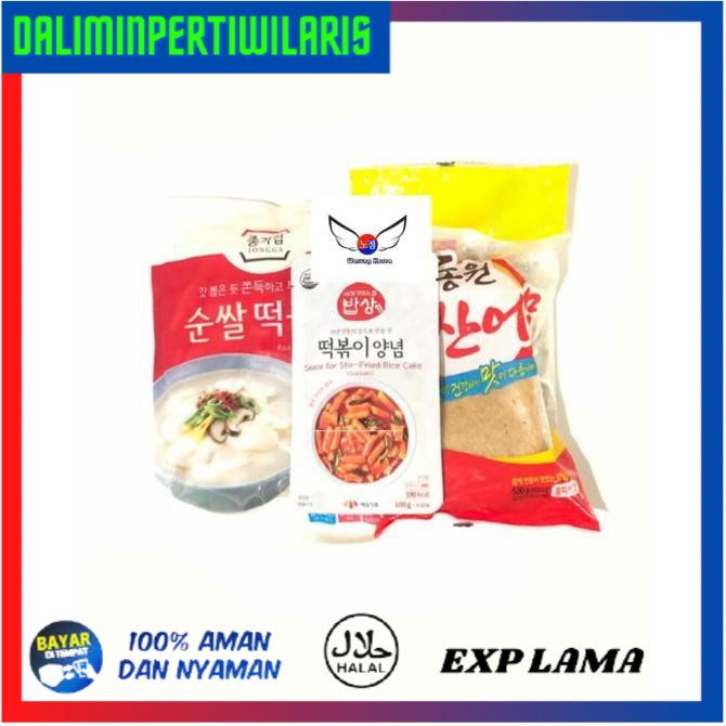 

[[BISA COD]] TERMURAH Paket Topokki, Topokki Sauce Beksul, Fish Cakes DongWon - Sliced NEW Kode 1378