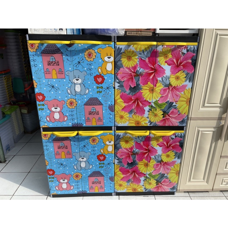 LEMARI PLASTIK SUSUN 4 KARAKTER ORLANDO