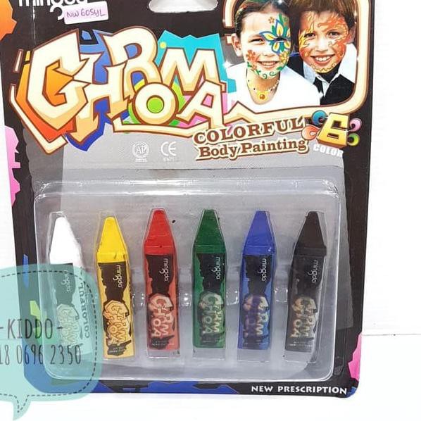 

Ready Stok Mainan kreativitas face painting - crayon untuk menggambar muka ⚡