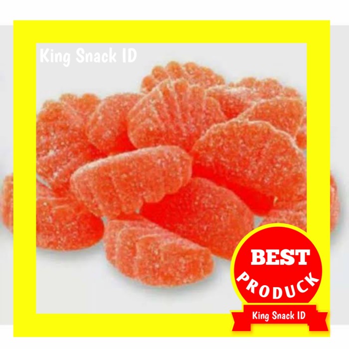 

JELLY JERUK / ORANGE JELLY CANDY FRUITS / PERMEN JELI JERUK KILOAN