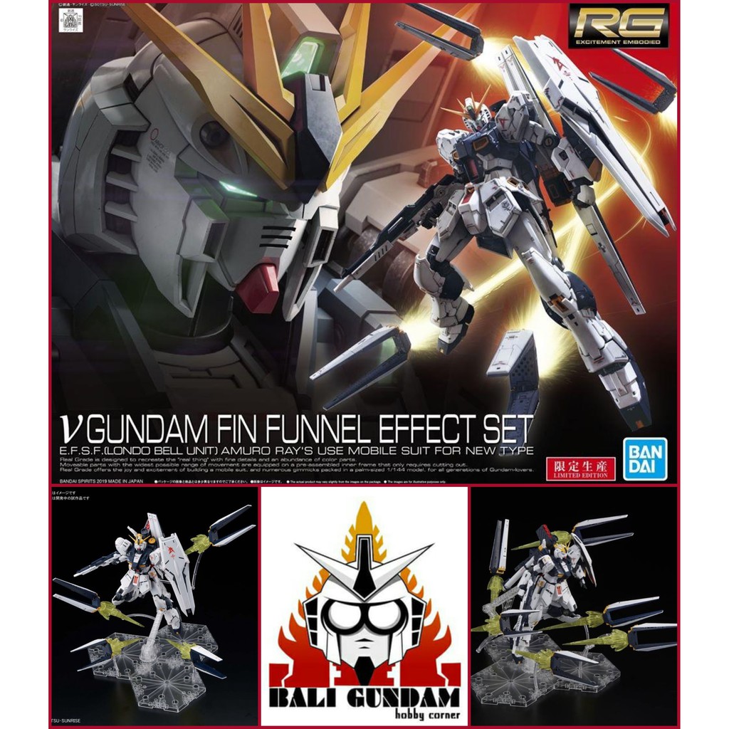 RG 1/144 RX-93 V NU GUNDAM FIN FUNNEL EFFECT SET