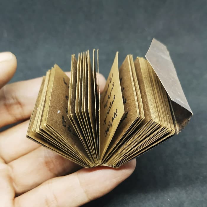 Kitab Stambul Langka Alquran Mini Coklat Antik Model Kuno Lawas