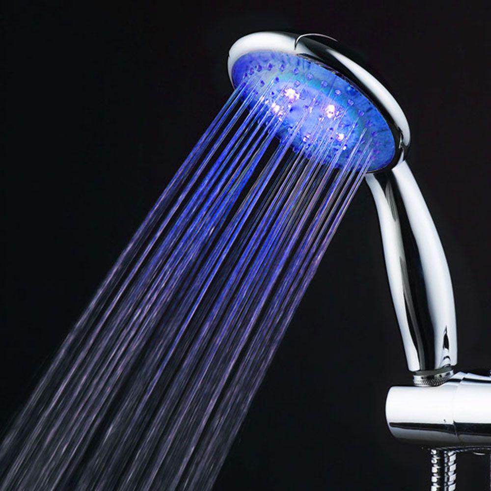 [Elegan] Kepala Shower SPA LED Hemat Tekanan Air Boost Water Tap Handheld Mandi Shower Nozzle