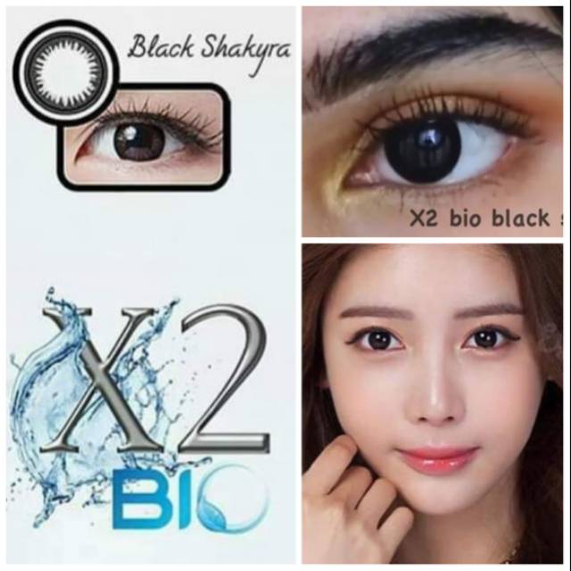 Softlens minus black/hitam minus tinggi sampai -10 X2 bio black shakyra