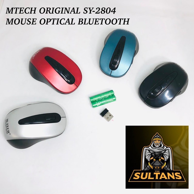 PROMO MOUSE MTECH ORIGINAL SY2804 OPTICAL MOUSE SY-2804 BLUETOOTH CONNECTION