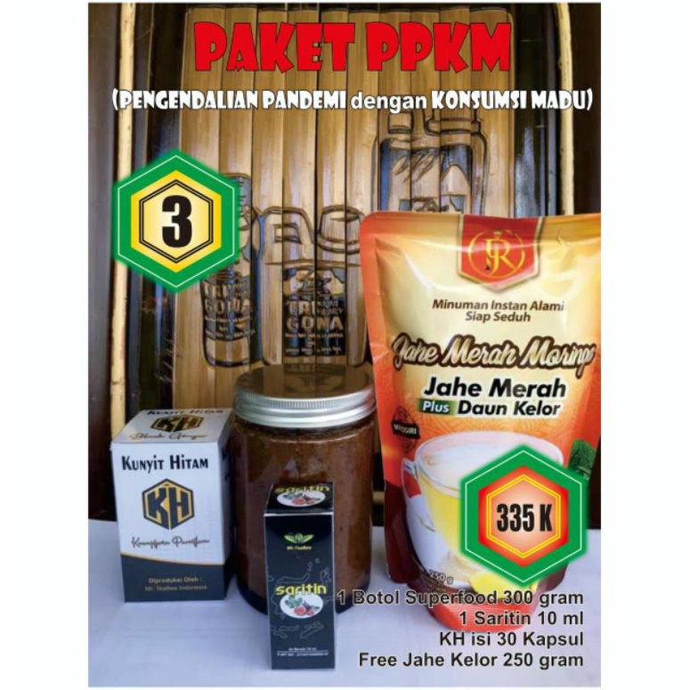 

IMUN BOOSTER HERBAL UNTUK MENAIKKAN IMUNITAS TUBUH SELAMA MASA PANDEMI | PAKET 3