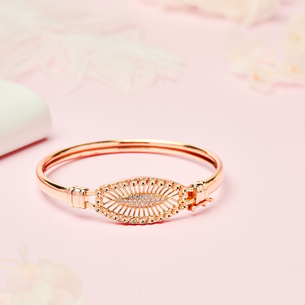 Y068 Gelang wanita dewasa.gelang tangkai motiv oval-2