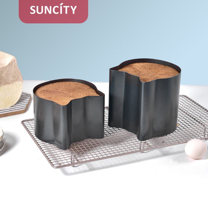 Suncity kitten cat head toast box mould / loyang roti tawar bentuk kucing