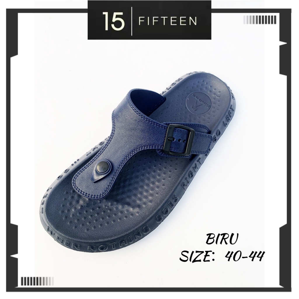 15 SHOP --- Kinbos - Sandal Pria / Sendal cowok / Sandal slip on / Sandal Jepit pria 9133