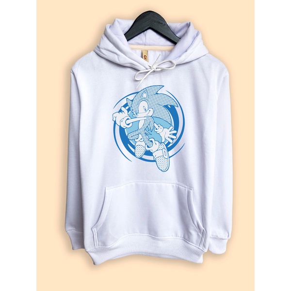 Jaket Hoodie Sonic The hedgehog Uni