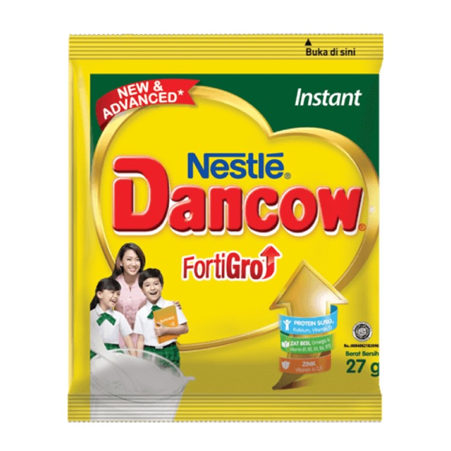 

Susu Dancow Renceng 29 gram (1 renceng isi 10 pcs) Vanilla & Coklat