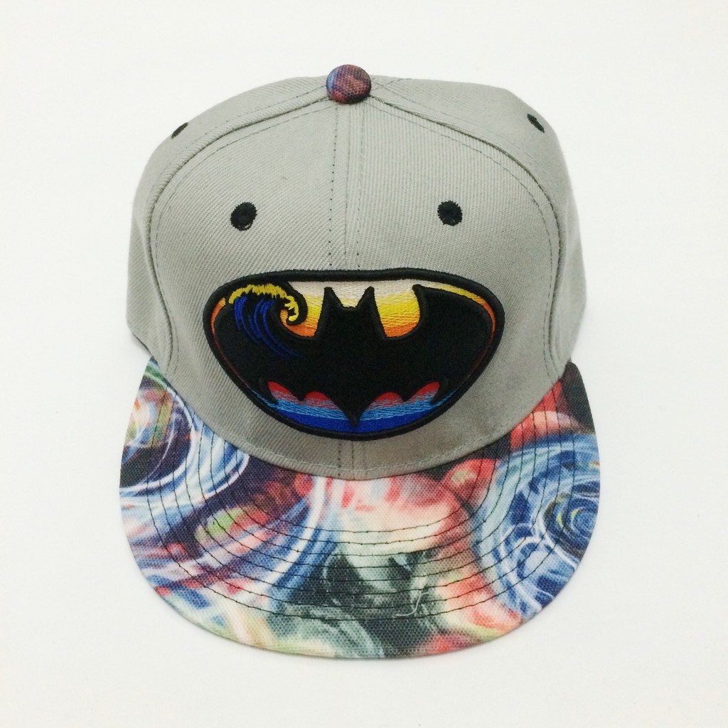 Topi Snapback Logo Batman Abu import murah