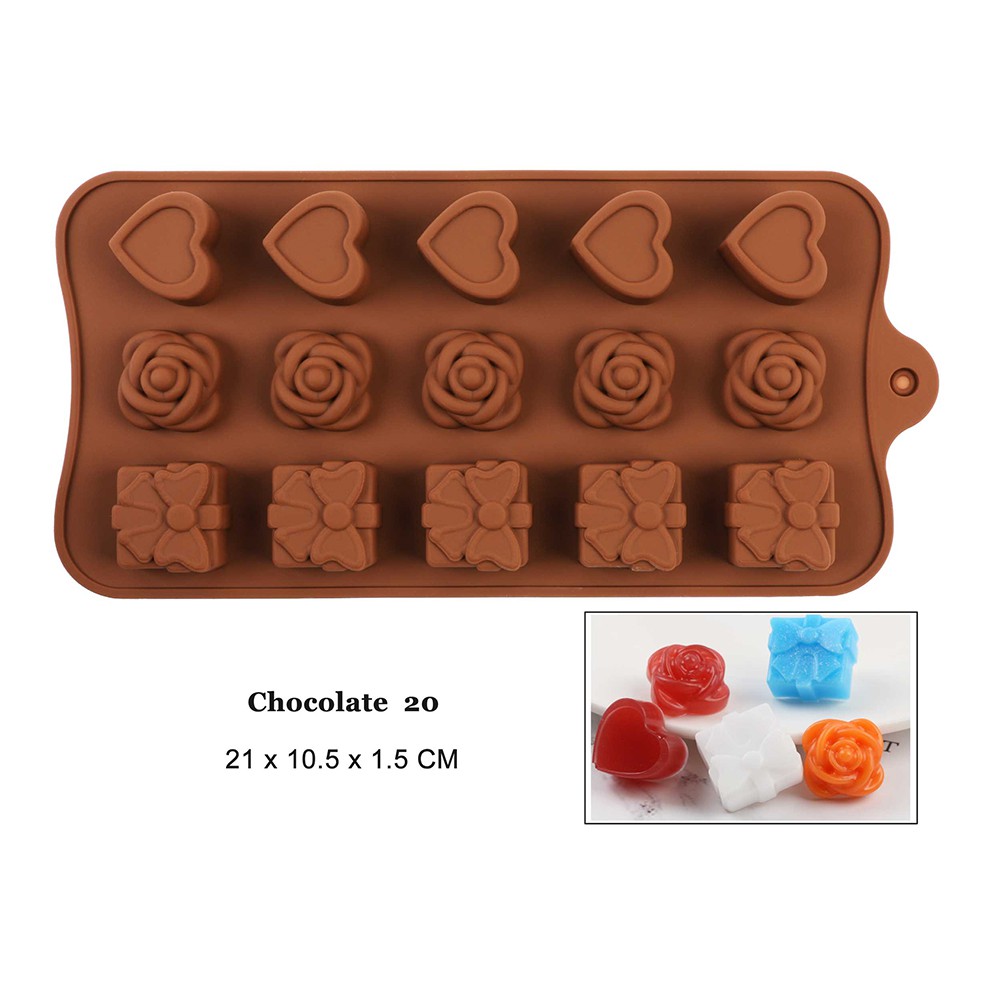 AILEHOPY Cetakan Coklat Es Batu Ice Cube Tray Mold Model Love - DU997