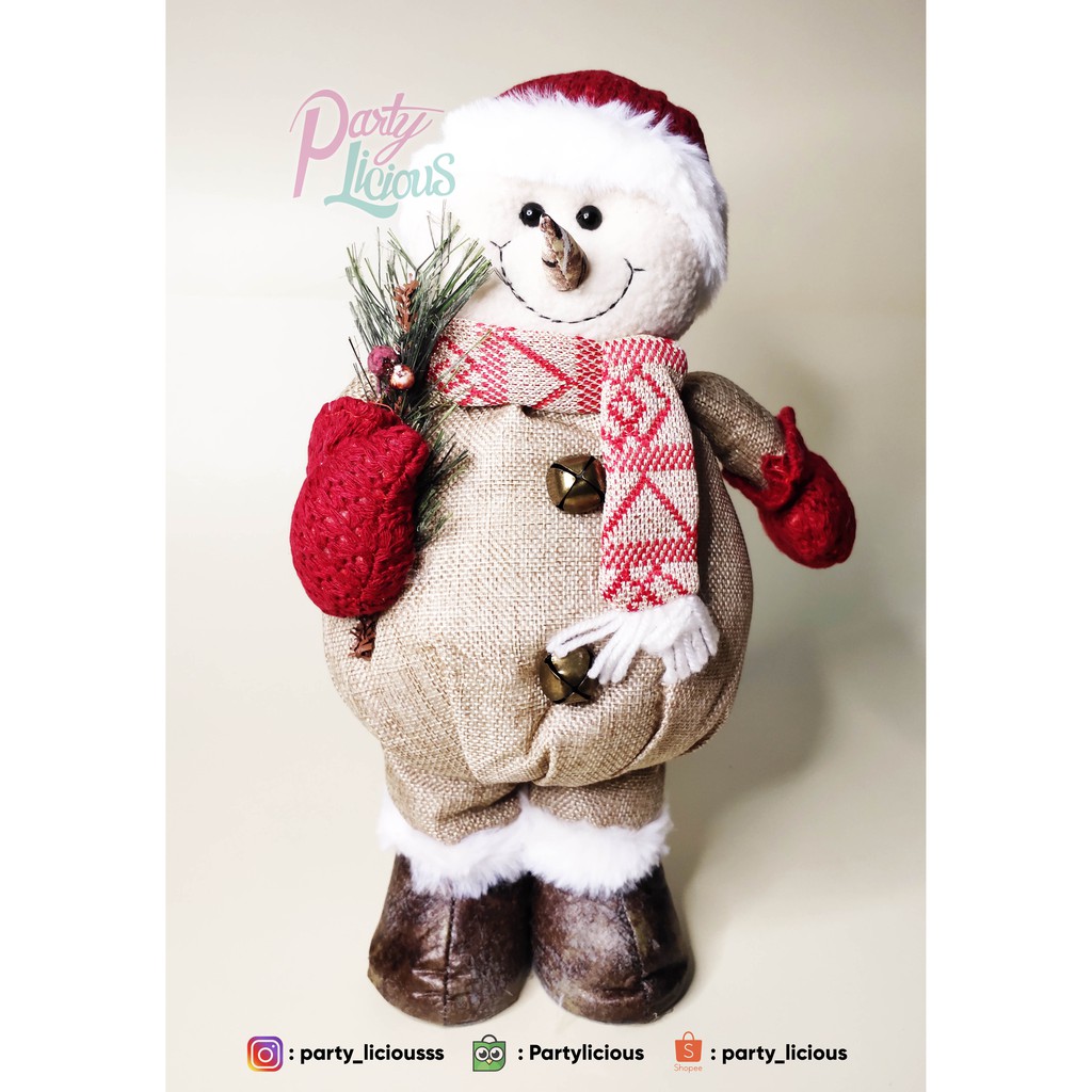 boneka manusia salju / boneka natal