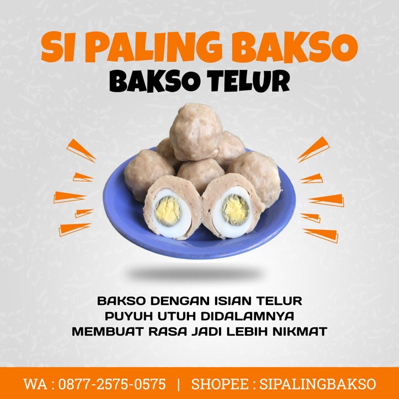 

BAKSO FROZEN BAKSO ISI TELUR HOMEMADE ISI 10 BIJI