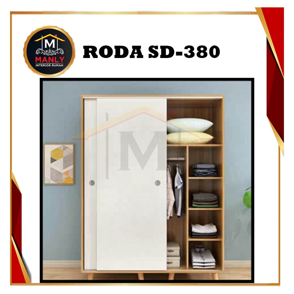 Roda Pintu Lemari Geser SD 380 Sliding...