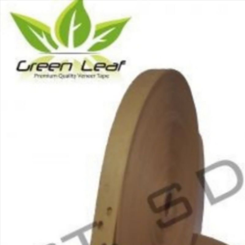 Gummed Tape Lakban Perekat Veneer Merk Green Leaf 15 mm Murah