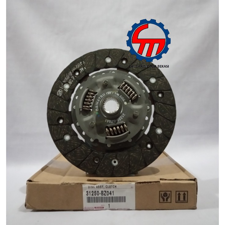 Plat/Kampas Kopling Clutch DIsc Ayla Agya 1.0 1000cc Asli Original Toyota 31250-BZ041