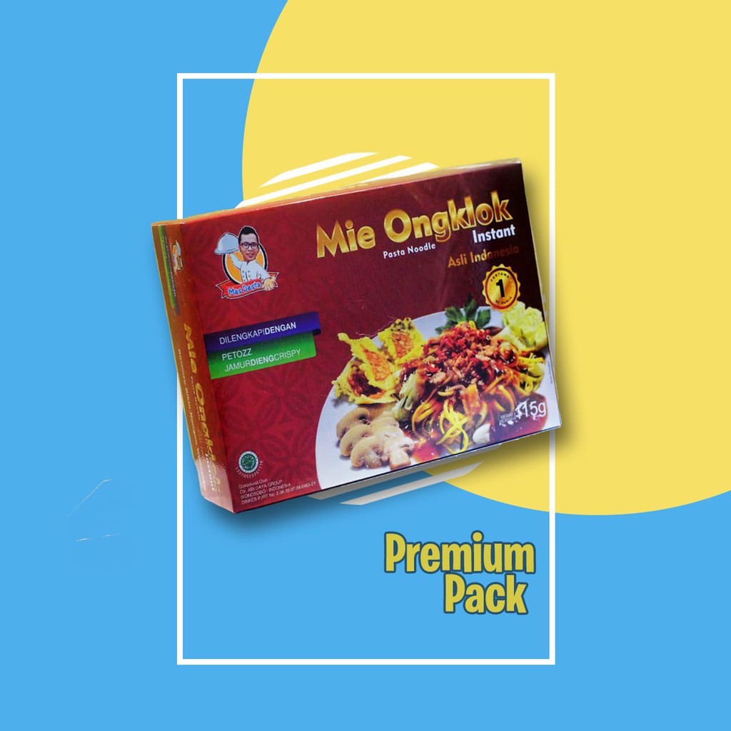 

MIE ONGKLOK MAS DESTA PREMIUM PACK GRATIS TEMPUNG BUMBU TEMPE KEMUL