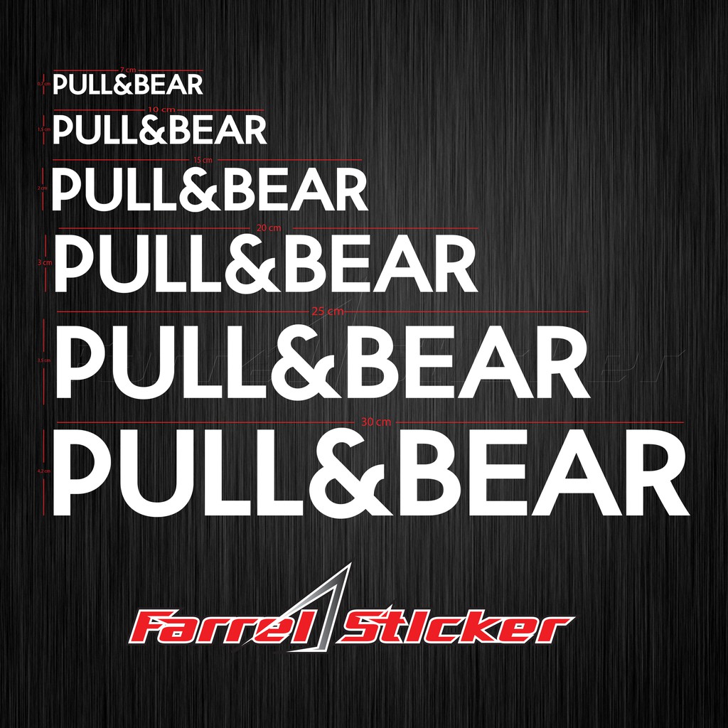 stiker PULL &amp; BEAR sticker PULL&amp;BEAR