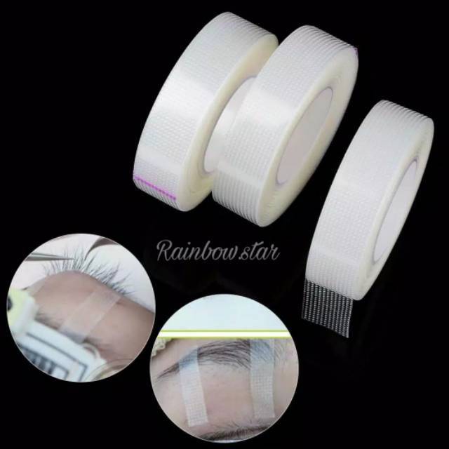 Rolltape For Eyelash Extension / Micropore Plastik/Plester Bulu Mata Plastik Transparan/Eyetape Roll