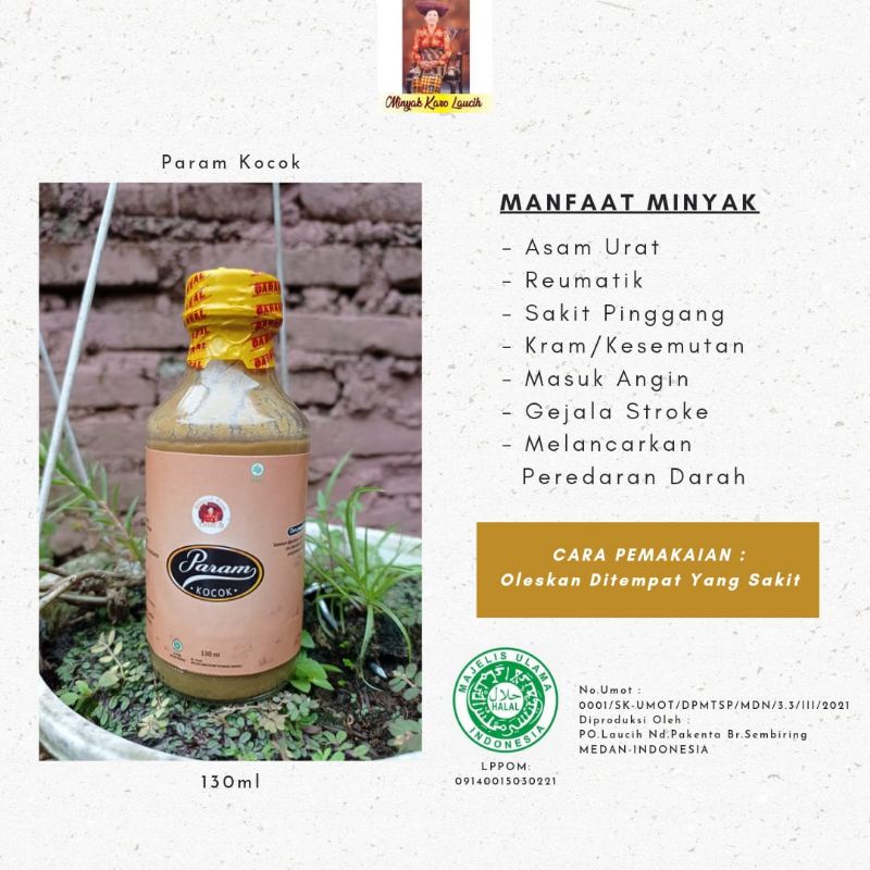 

Param Kocok Minyak Karo Laucih 130 ML