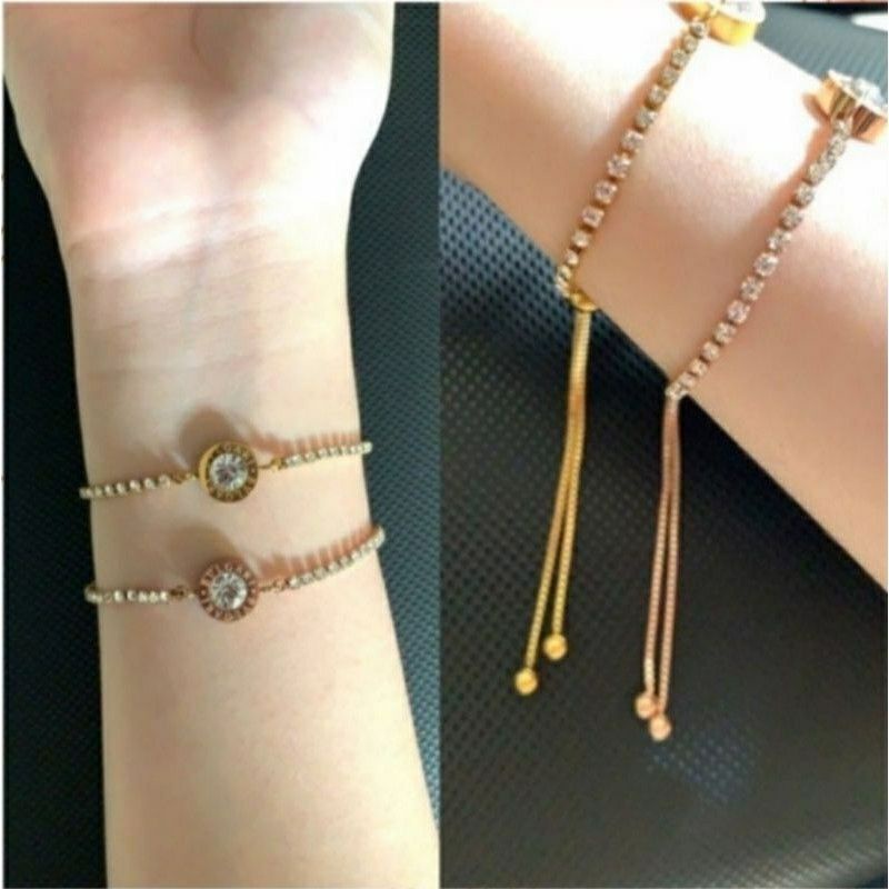 GG Gelang Tangan Serut Bvl'gari Titanium