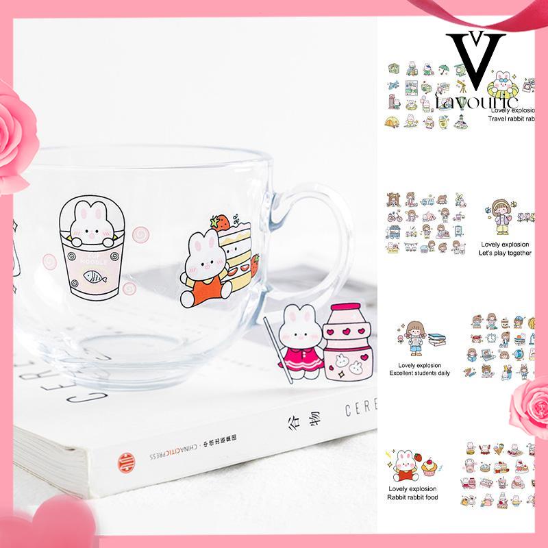 [COD]Tas Stiker Seri Lucu Pola Kartun Lucu Stiker Dekoratif Tenda Tangan Pelajar-FA