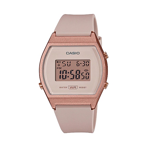 Casio Original LW204-1B / LW-204-4A 1A Jam Tangan Wanita Digital Youth Hitam Rose Gold