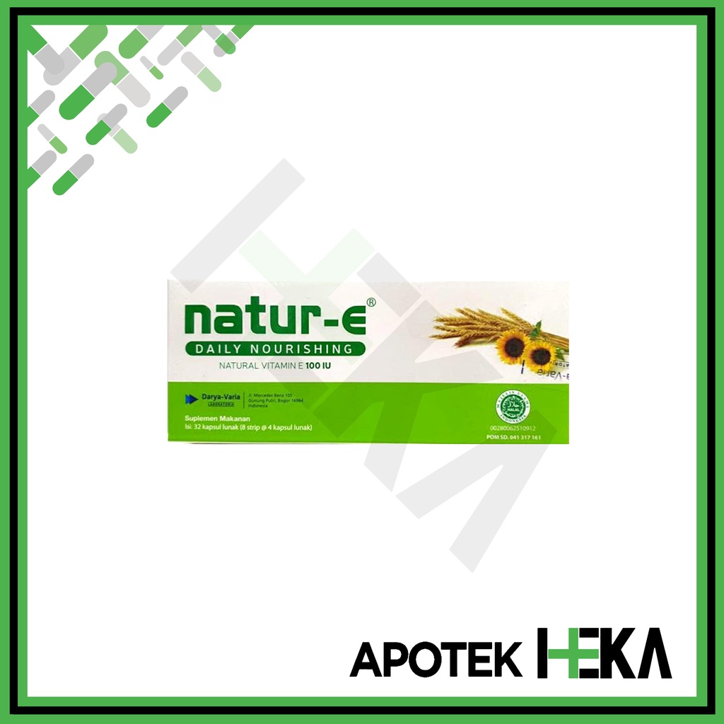 Natur E Daily Nourishing - Natural Vitamin E 100 IU isi 32 Kapsul (SEMARANG)