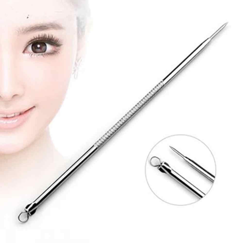 `ღ´ PHINKL `ღ´ Alat pencetan komedo jarum untuk jerawat angkat white black head steril stainless steel