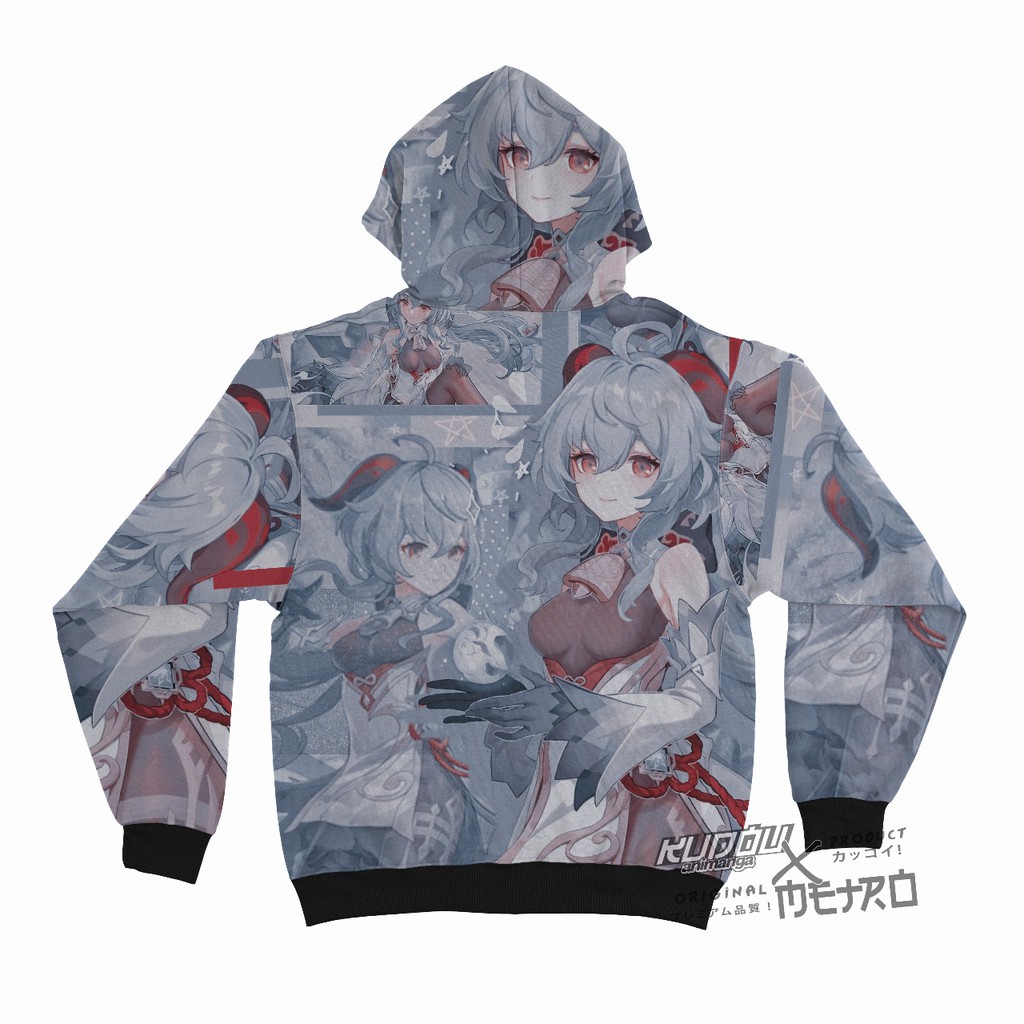 JAKET GANYA GENSHIN IMPACT FULLPRINT Anime Manga Premium Adidas Poly