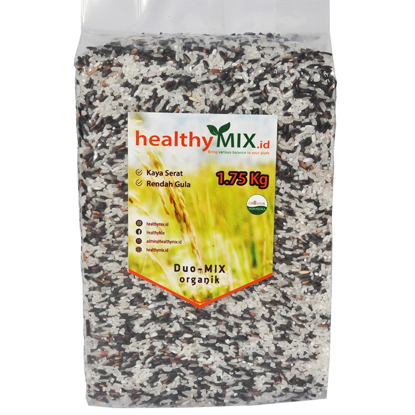 

Beras Mix Organik 1,75Kg (Hitam Putih) / Healthy Mix