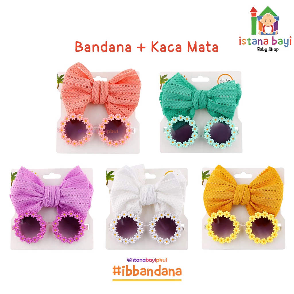 Carterlove Baby Headband + Kacamata /Kacamata anak/Kacamata ala korea